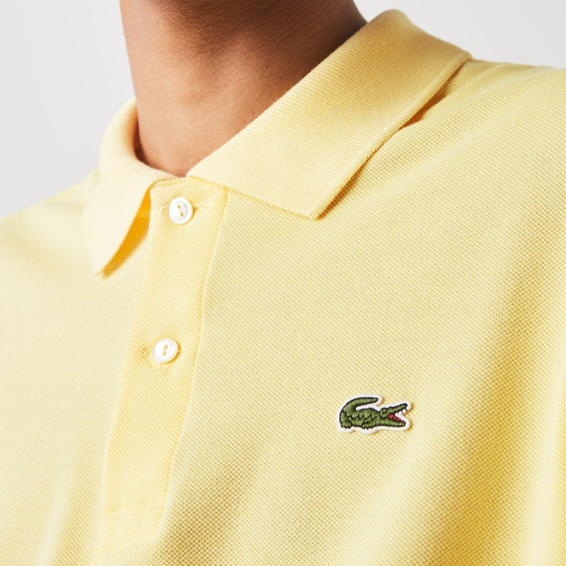 Camisa Gola Polo Lacoste Regular Fit Amarela